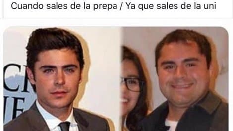Los comentarios se llenaron con una comparación entre el actor, el narcotraficante y el estudiante.