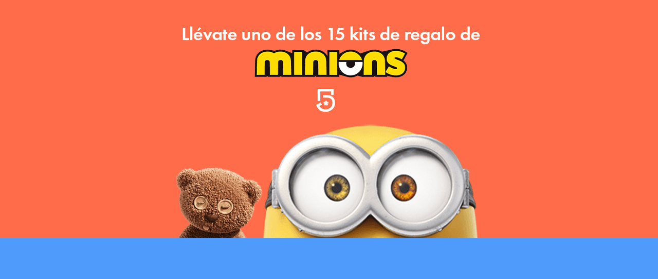 ¡Canal 5 te regala un kit especial de Minions!