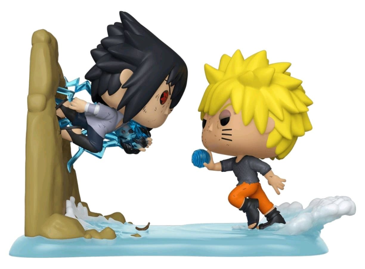 Y también este Funko Pop Moment de una pelea entre Naruto y Sasuke, el primero usando el Rasengan y su rival con el emblemático Chidori. ¿Cuál te gustó más?