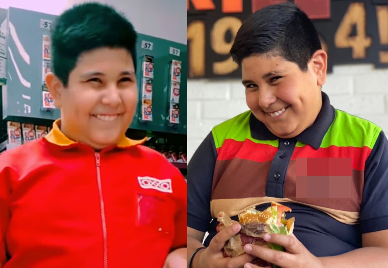 ¡Denle todos los premios! Niño del Oxxo graba comercial para una cadena de hamburguesas