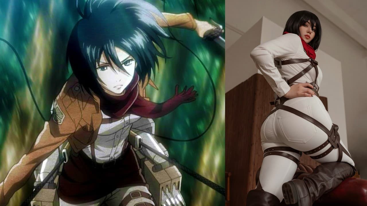 Shingeki no Kyojin: Alina Becker sorprende con un impactante cosplay de Mikasa