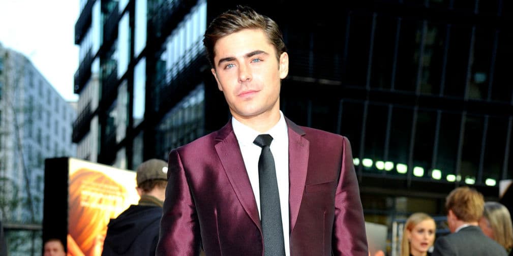 4. Zac Efron: Este galán siempre viste los mejores trajes y un look impecable en las alfombras rojas.