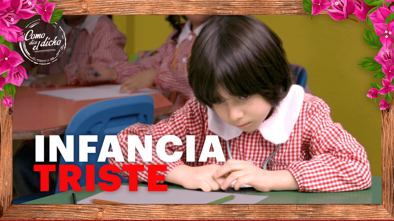 Angelito está triste porque su papá lo va a cambiar de Kínder a uno de alto rendimiento