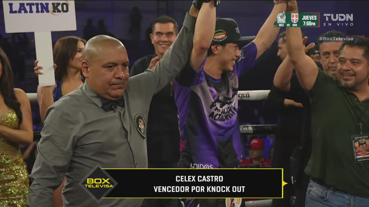 ¡Celex Castro cumple con fulminante nocaut en Box Televisa!