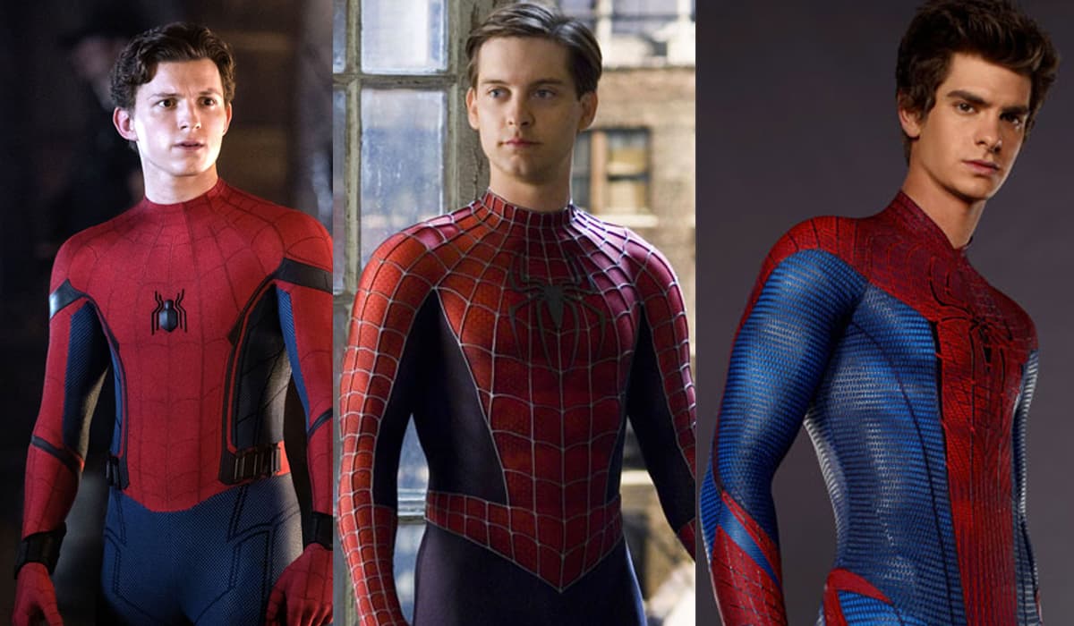 Spider-Man de Tom Holland, Tobey Maguire y Andrew Garfield