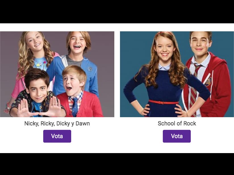 ¡Vota por tu serie favorita!