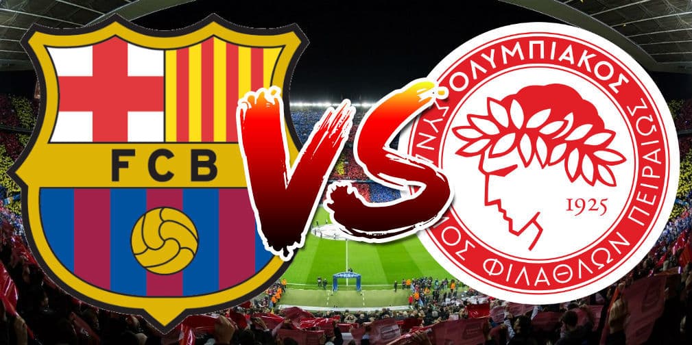 Barcelona vs. Olympiacos en vivo Champions League por el 5