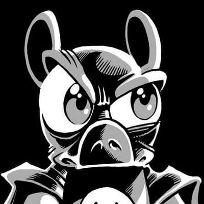 El Cerdotado en blanco y negro