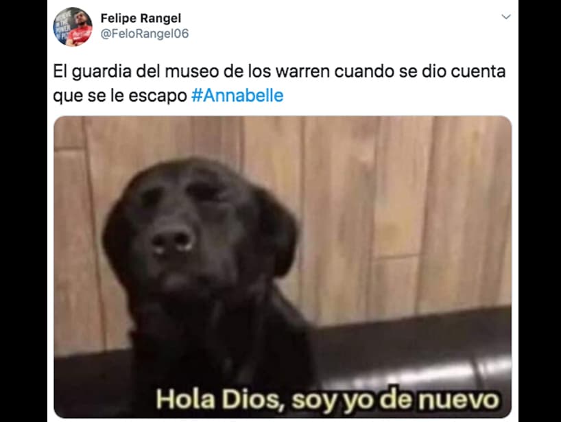 Al parecer al ser traducida hubo una confusión ya que la actriz se llama igual que la tenebrosa muñeca, ocasionando toda una polémica que en pocas horas se hizo viral en Twitter.