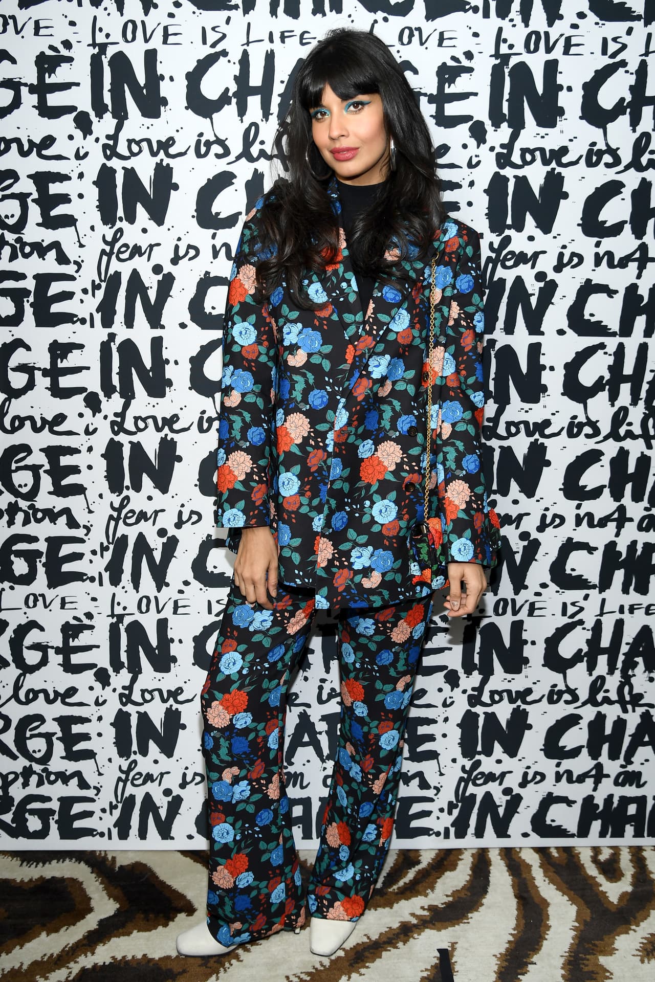 Jameela Jamil en el evento Diane Von Furstenberg's In Charge Conversations en 2020