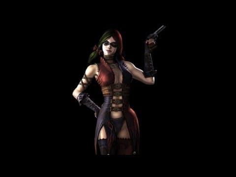 Para Injustice, juego de peleas entre héroes y villanos del Universo DC, Netherrealm Studios utilizó la apariencia de Harley en los cómics de Suicide Squad.