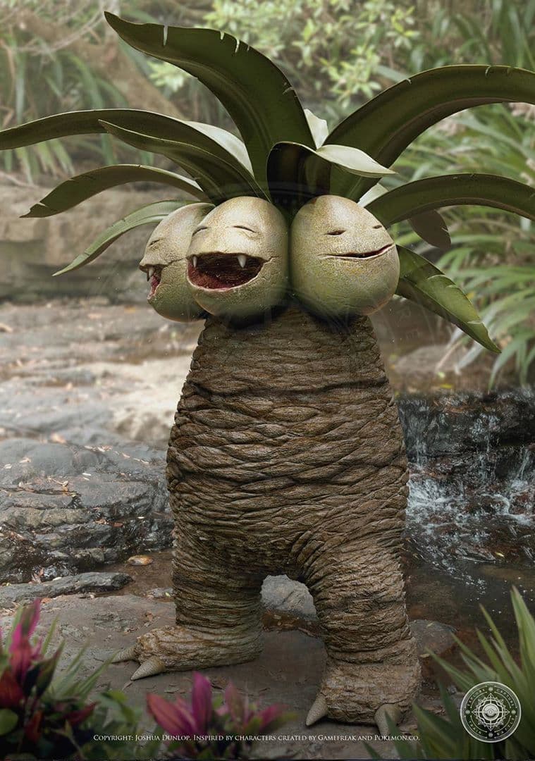 ¿Qué te parece esta ilustración de Exeggutor?