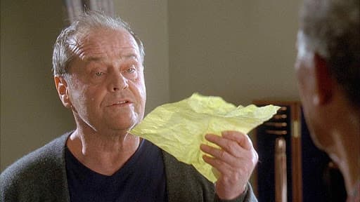 Antes de Partir nos mostró qué rostro podía darle este peculiar actor a un desahuciado cumpliendo sus deseos.