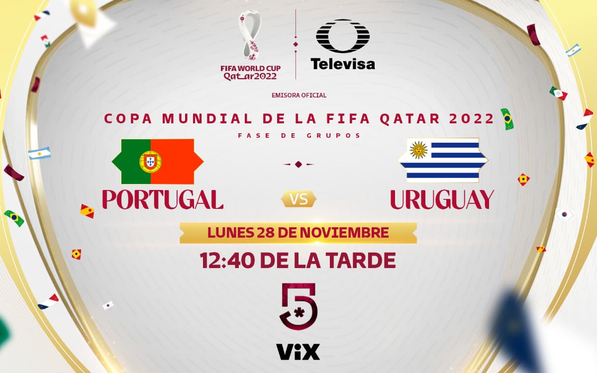 Portugal vs Uruguay: Horario y dónde ver el partido de Qatar 2022