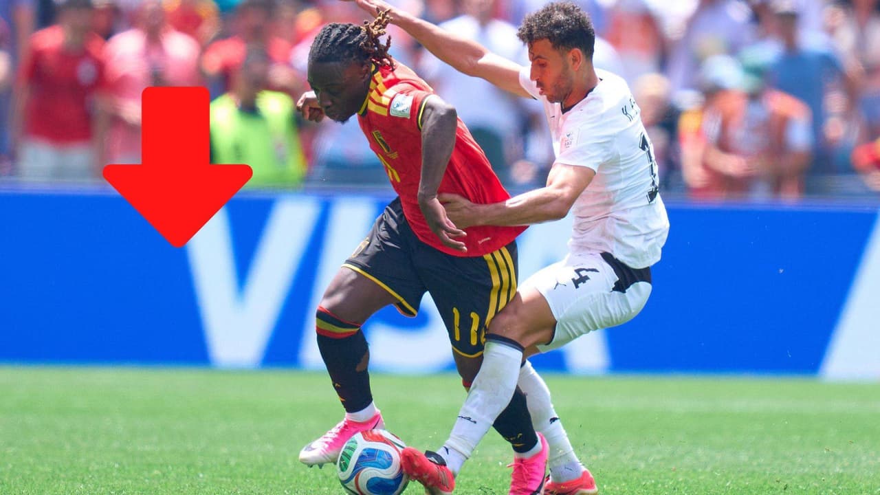 Bélgica tendrá una sensible baja para el juego vs. Irán