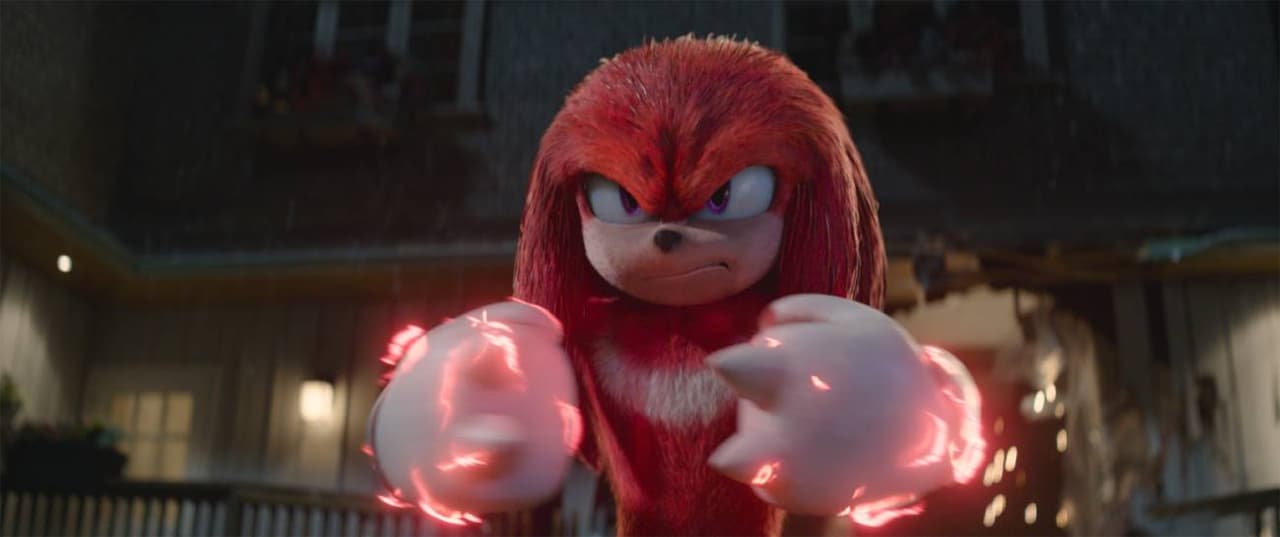 Knuckles en la película 'Sonic 2'.