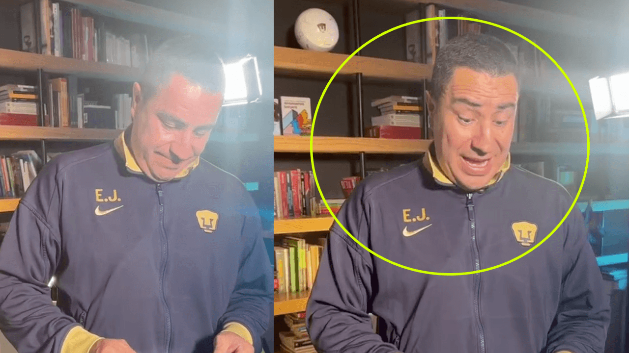 Efraín Juárez al borde de las lágrimas en plena entrevista