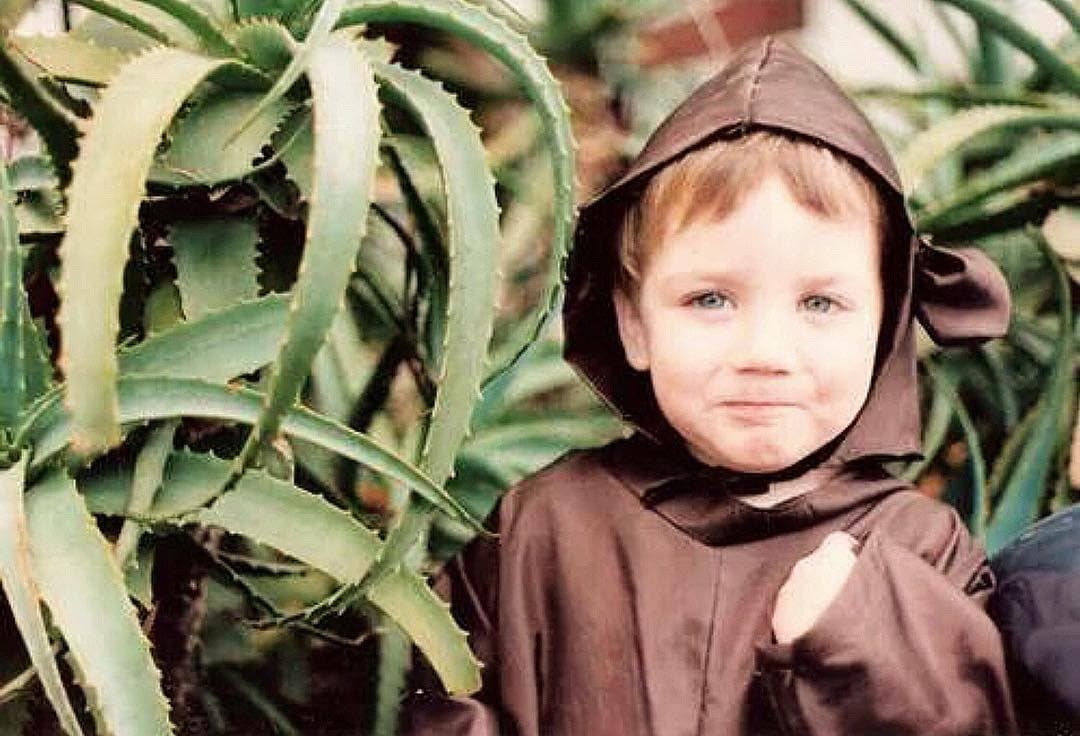 ¡Y así se veía cuando era niño!