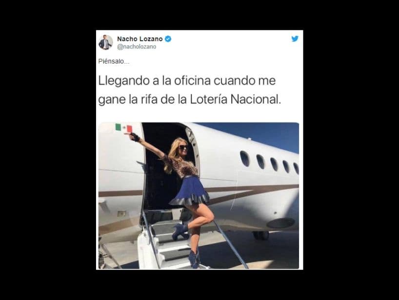 Definitivamente, ese avión va a contrastar con la mayoría de México.