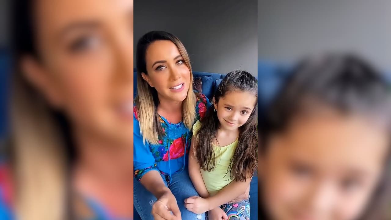 Mariazel le juega broma a su hija Laia y esta fue su tierna reacción