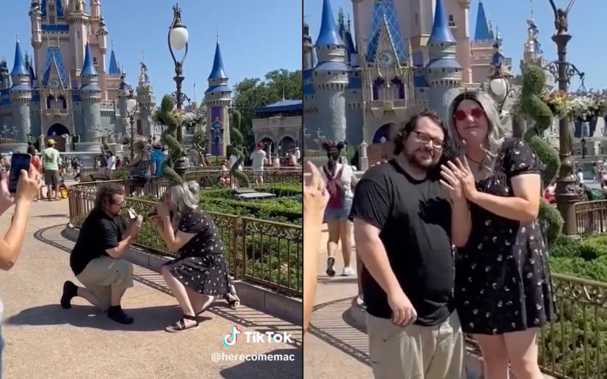 Pareja se pide matrimonio al mismo tiempo y su reacción te hará llorar