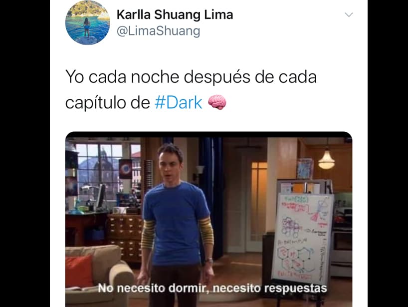 Este meme fue dedicado para aquellos que se desvelaron viendo toda la temporada en una noche.