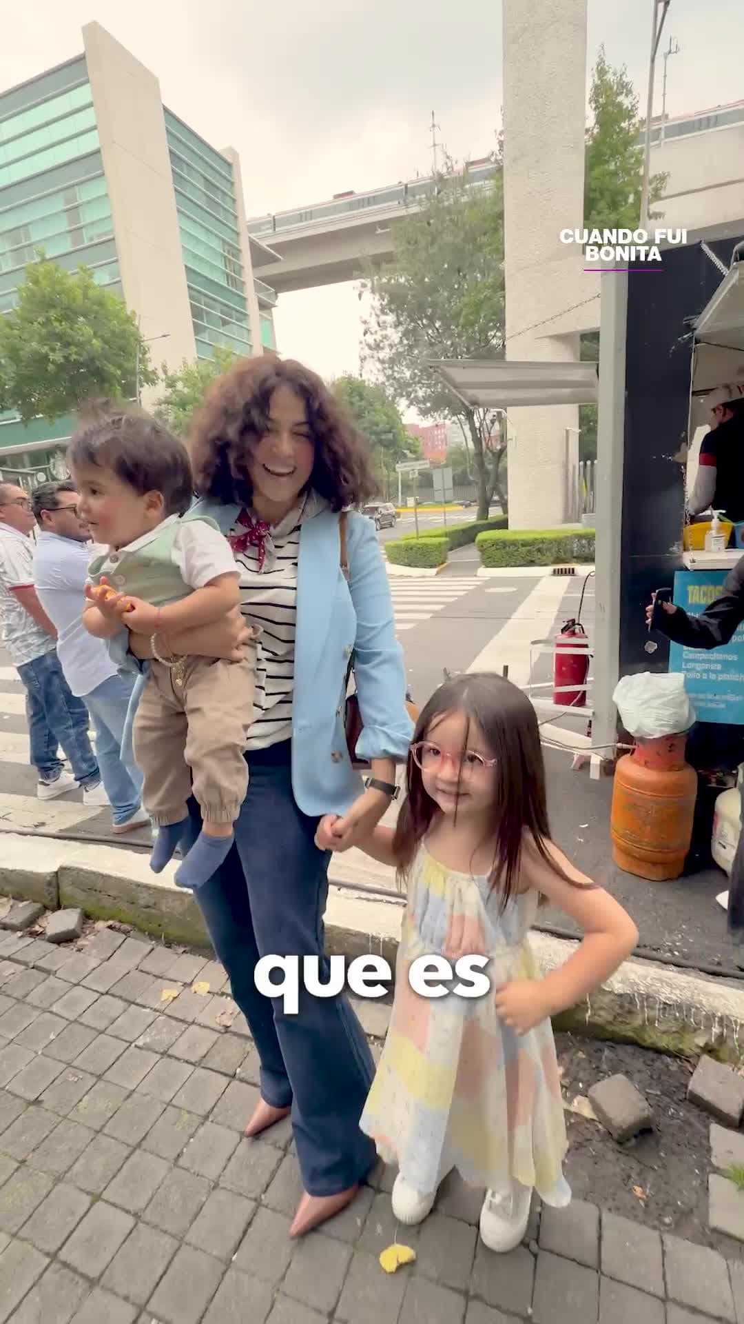 Un día grabando con Geraldine Galván y su hijo en Cuando fui bonita