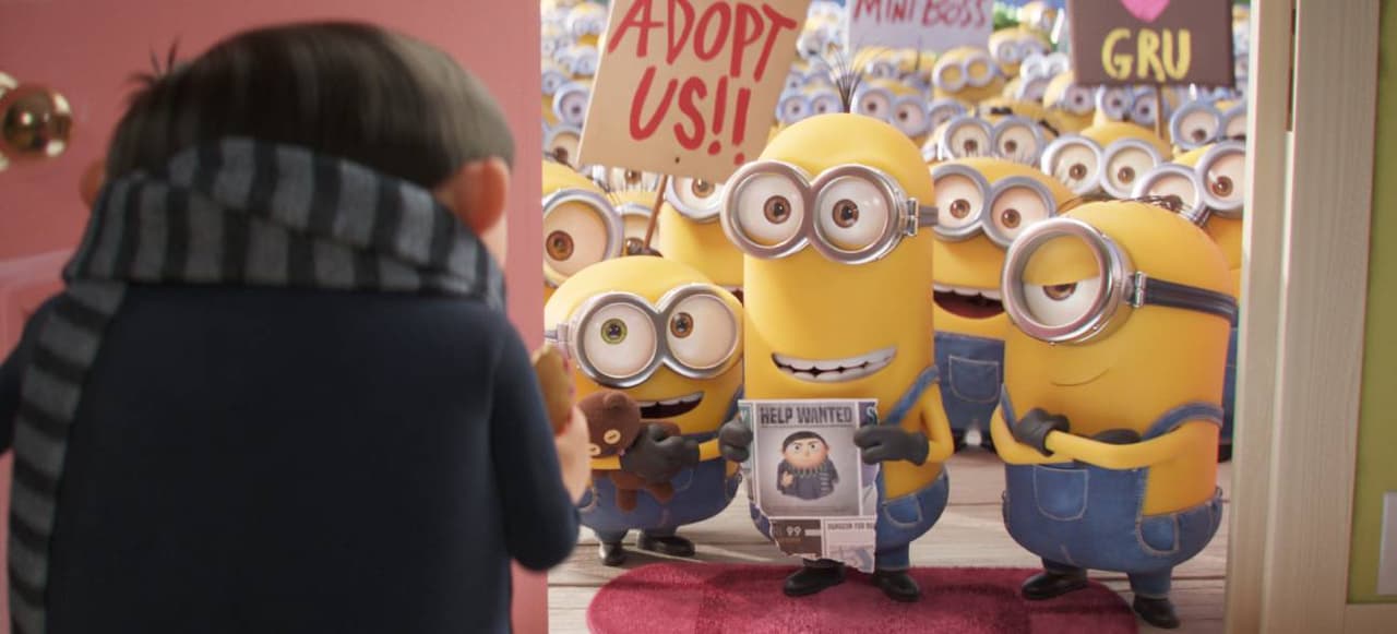 Gru conocerá a los minions en 'Minions 2: Nace un Villano'.