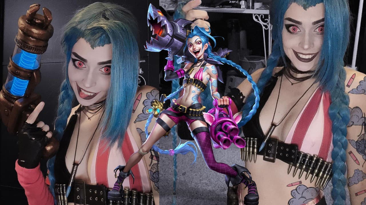 League of Legends: El asombroso cosplay de Jinx que te hará ver Arcane