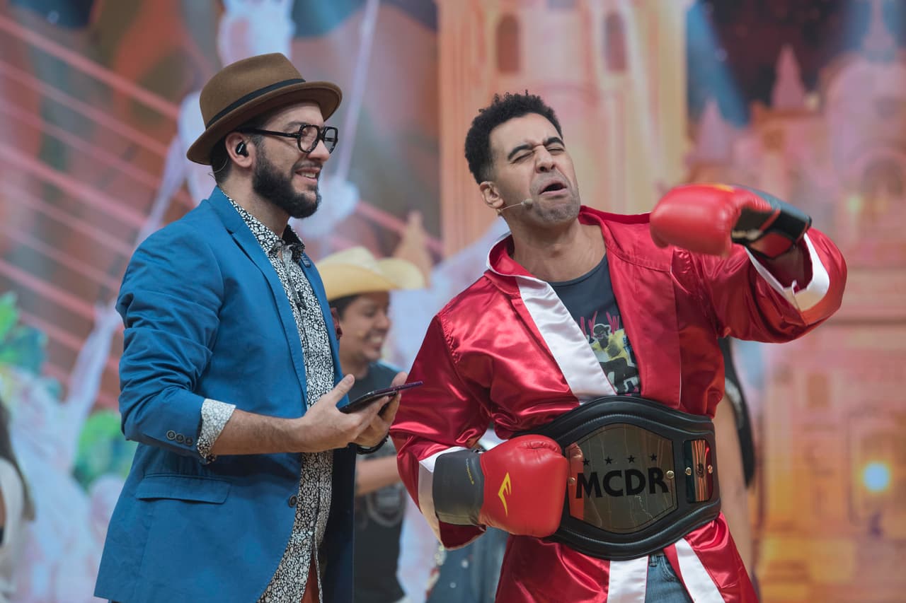 ¡Salame fue el ganador y no pudo evitar imitar a Rocky!