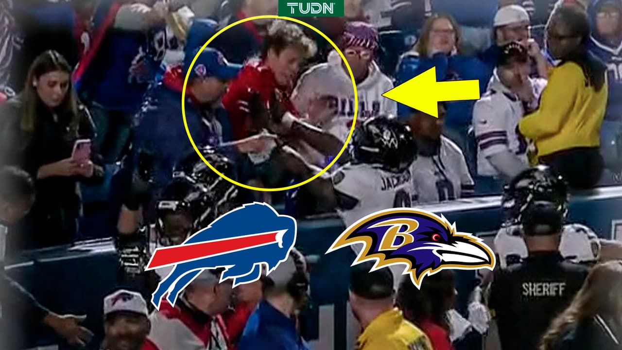 Fan los Bills es vetado por la NFL tras agredir a jugadores de Ravens