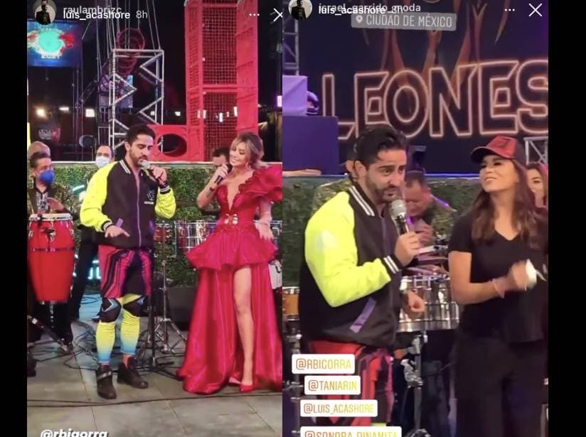 Potro cantó junto a Raquel Bigorra