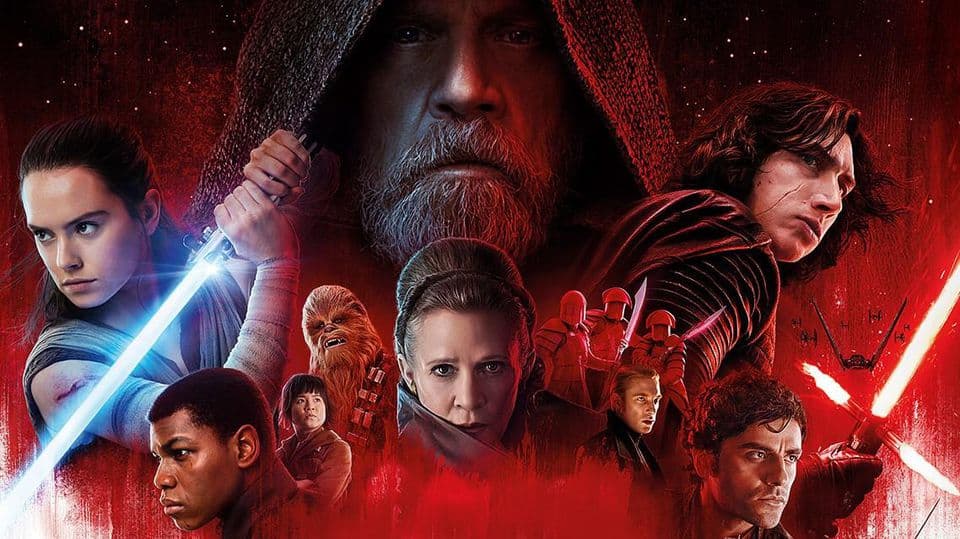 'Star Wars: The last Jedi' está en el lugar 12 de la lista con los $1,332.5 millones de dólares que logró en su estreno de 2017.