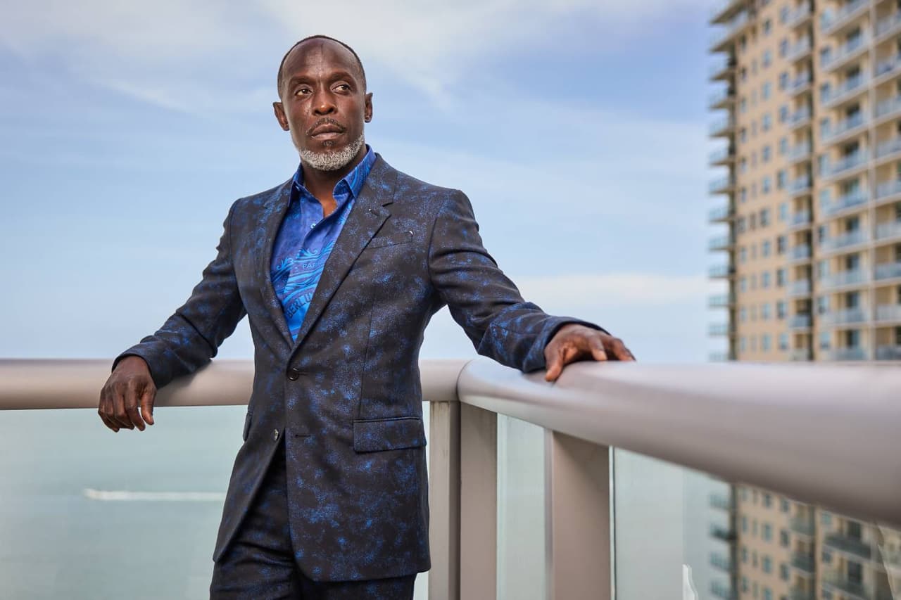 Michael K. Williams en los 27th Annual Screen Actors Guild Awards de 2021