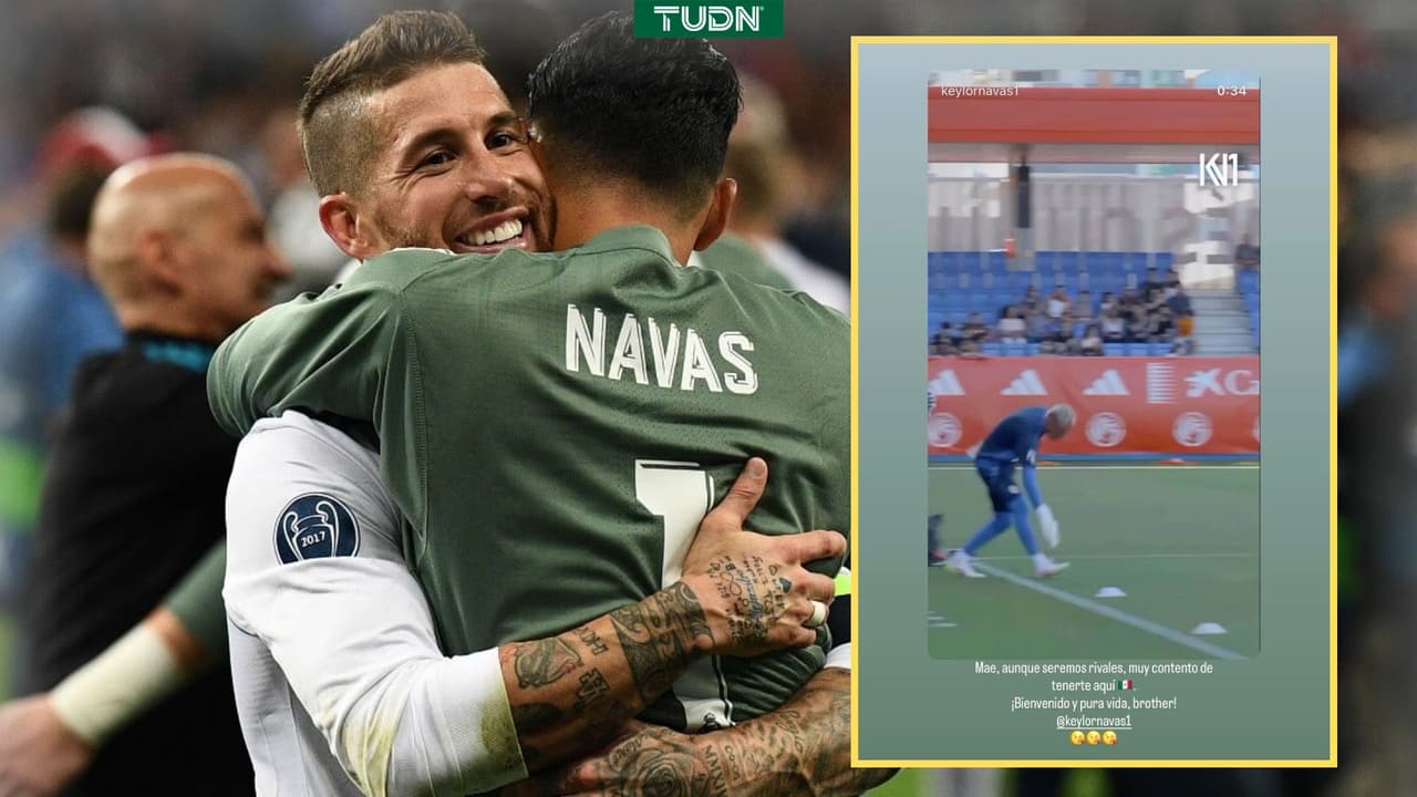 Ramos le da la bienvenida a su 'brother' Keylor