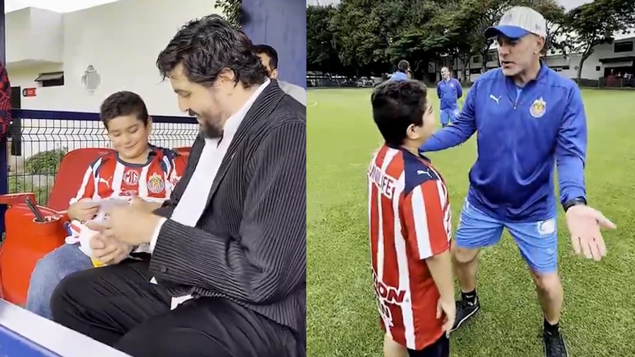 Chivas da el mejor regalo de cumpleaños a pequeño fan