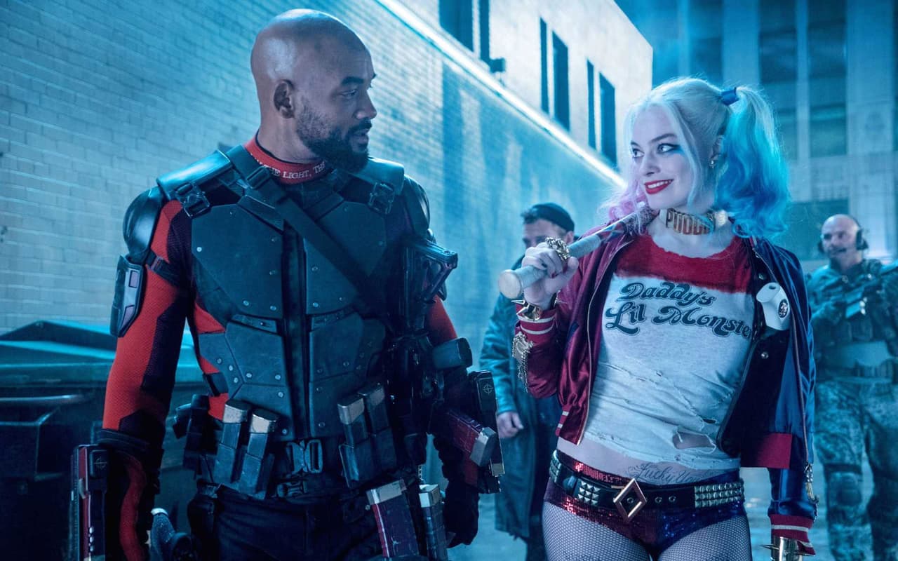 Will Smith y Margot Robbie en 'Escuadrón Suicida'