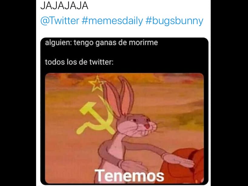 Este meme resume algunas reacciones colectivas en las redes sociales.