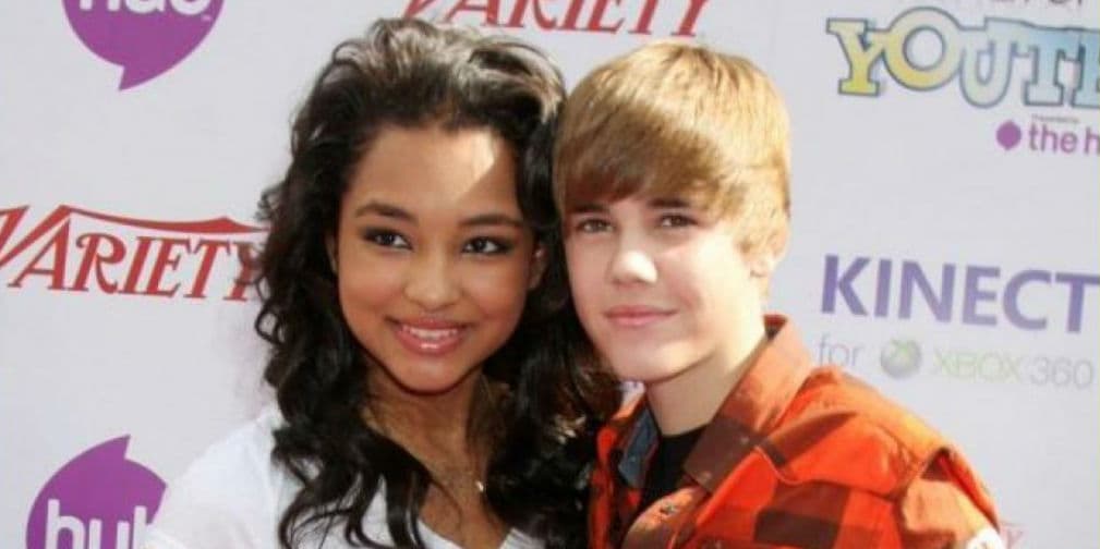 Justin Bieber y Jessica Jarrell: Estuvieron saliendo unos meses en 2010 durante la gira My World Tour.