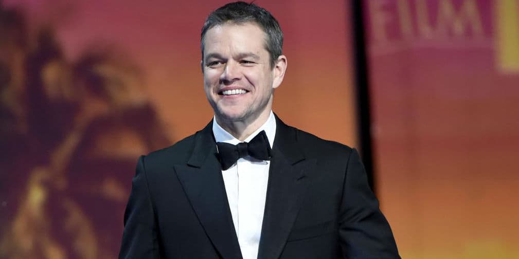 8. Matt Damon: Se burló de la idea de Trump de construir un gran muro que aleje a los inmigrantes de E.U.