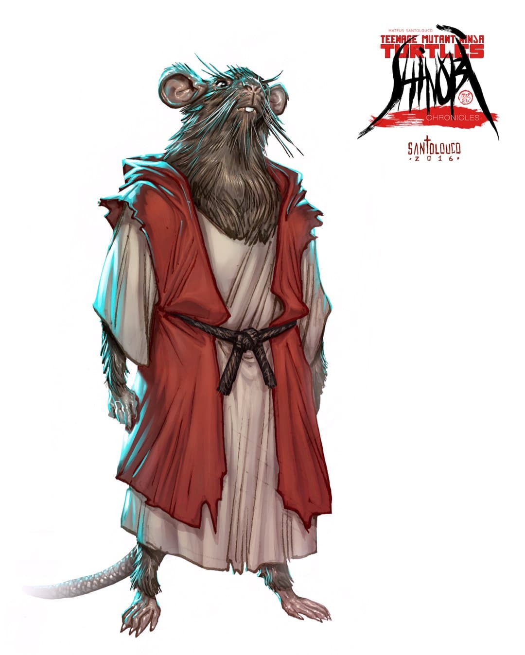Y, calro, Splinter. Al final, le dijeron a Santoluoco que tenían otros planes para estos personajes.