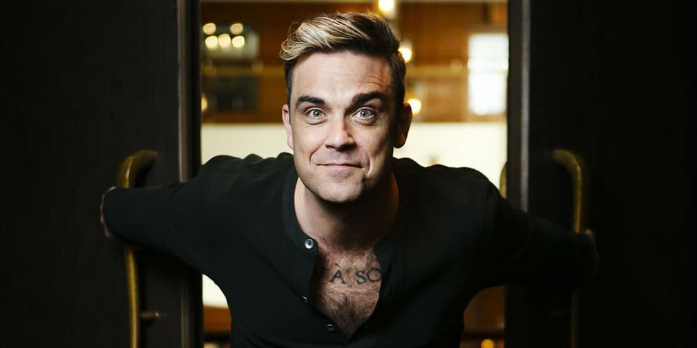 5. Robbie Williams: Le importa poco que hablen de él, aunque uno de sus representantes declaró que era homosexual.