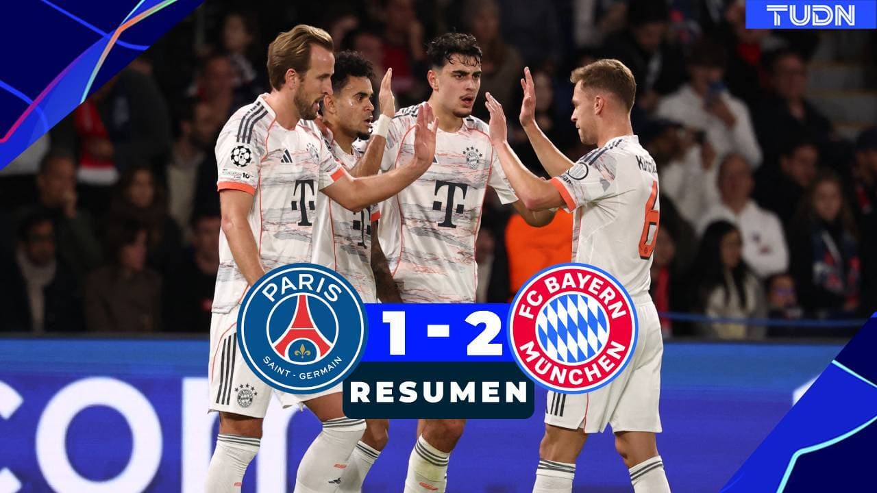 Luis Díaz, luz y sombra en triunfo del Bayern sobre PSG  