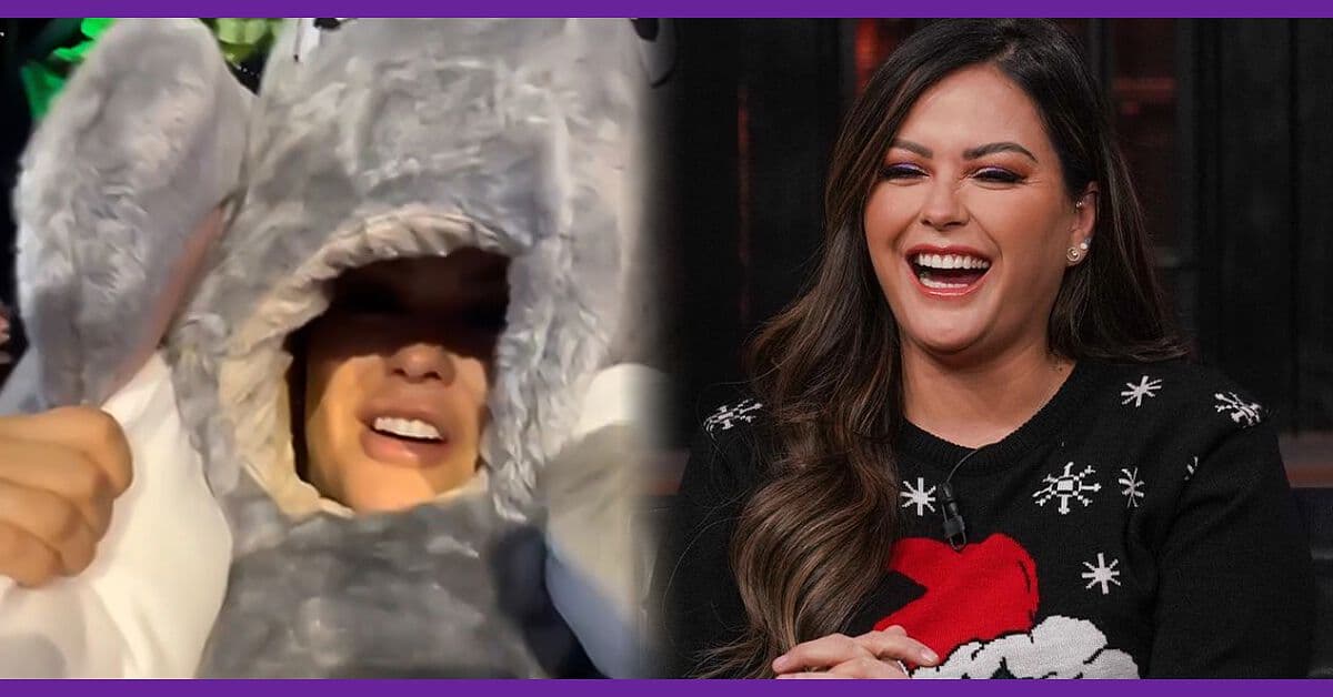 Mariana Echeverría presume el mejor trabajo del mundo disfrazada de elefante