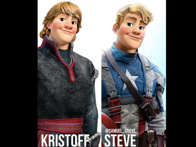 ¿Qué versión te gusta más de Kristoff como el Capitán América?