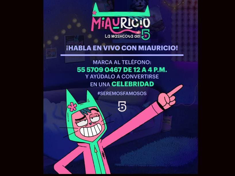 ¡Ayuda a Miauricio a ser una celebridad!