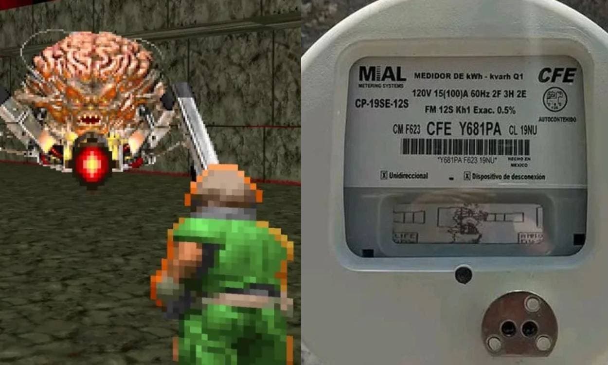 ¿DOOM en un medidor de luz es falso? Esto es lo que sabemos