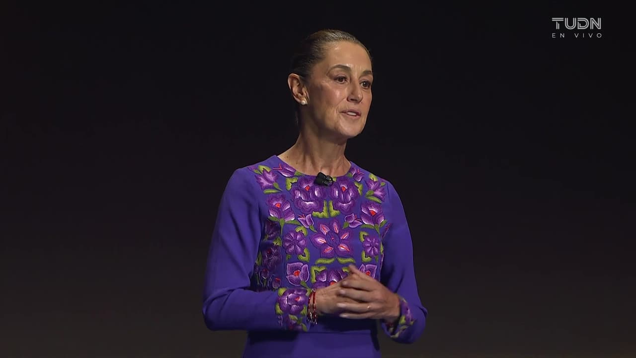 Las palabras de Sheinbaum en la ceremonia del sorteo del Mundial 2026