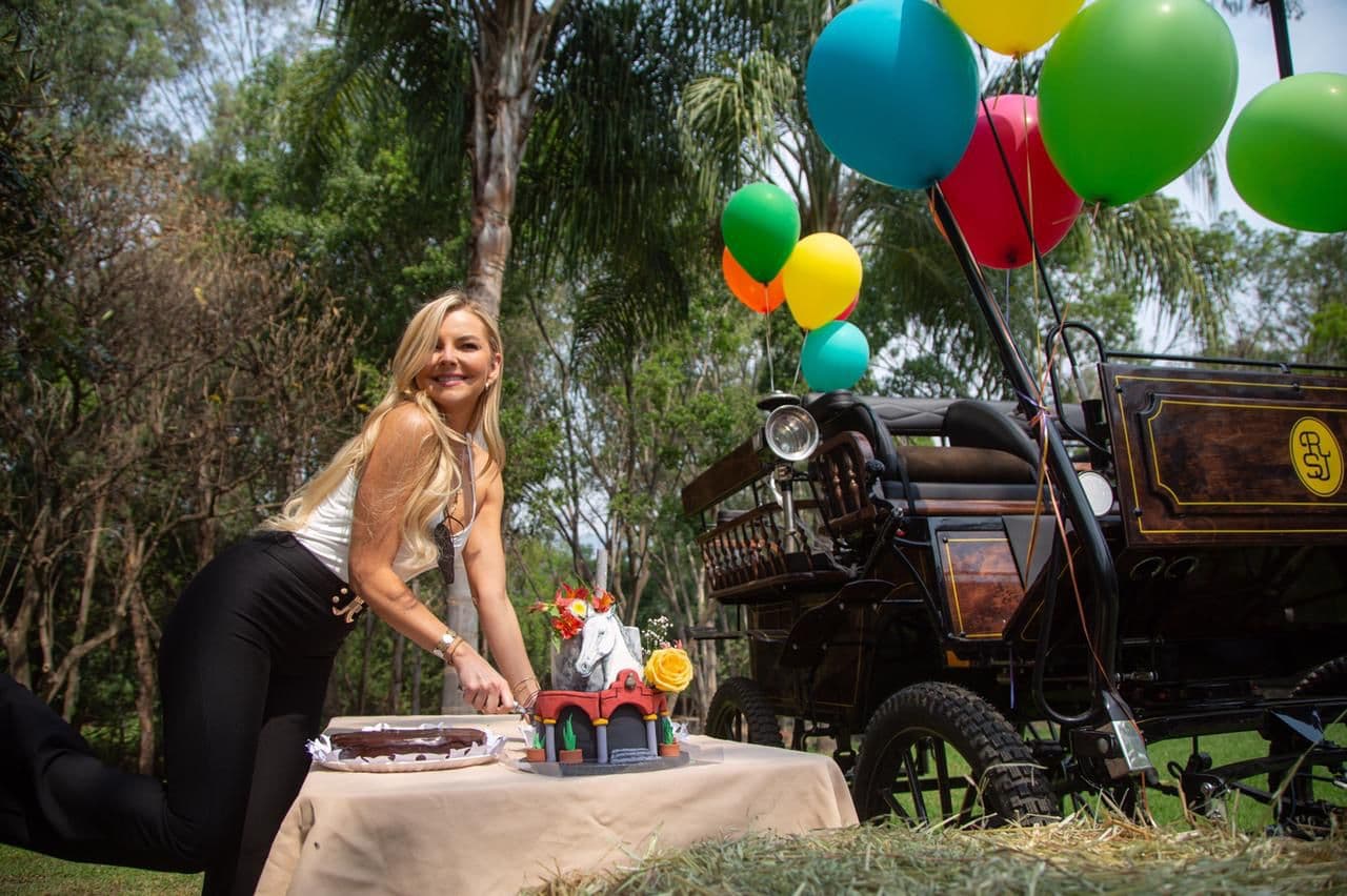 La producción de La Desalmada festejó el cumpleaños de Marjorie de Sousa.