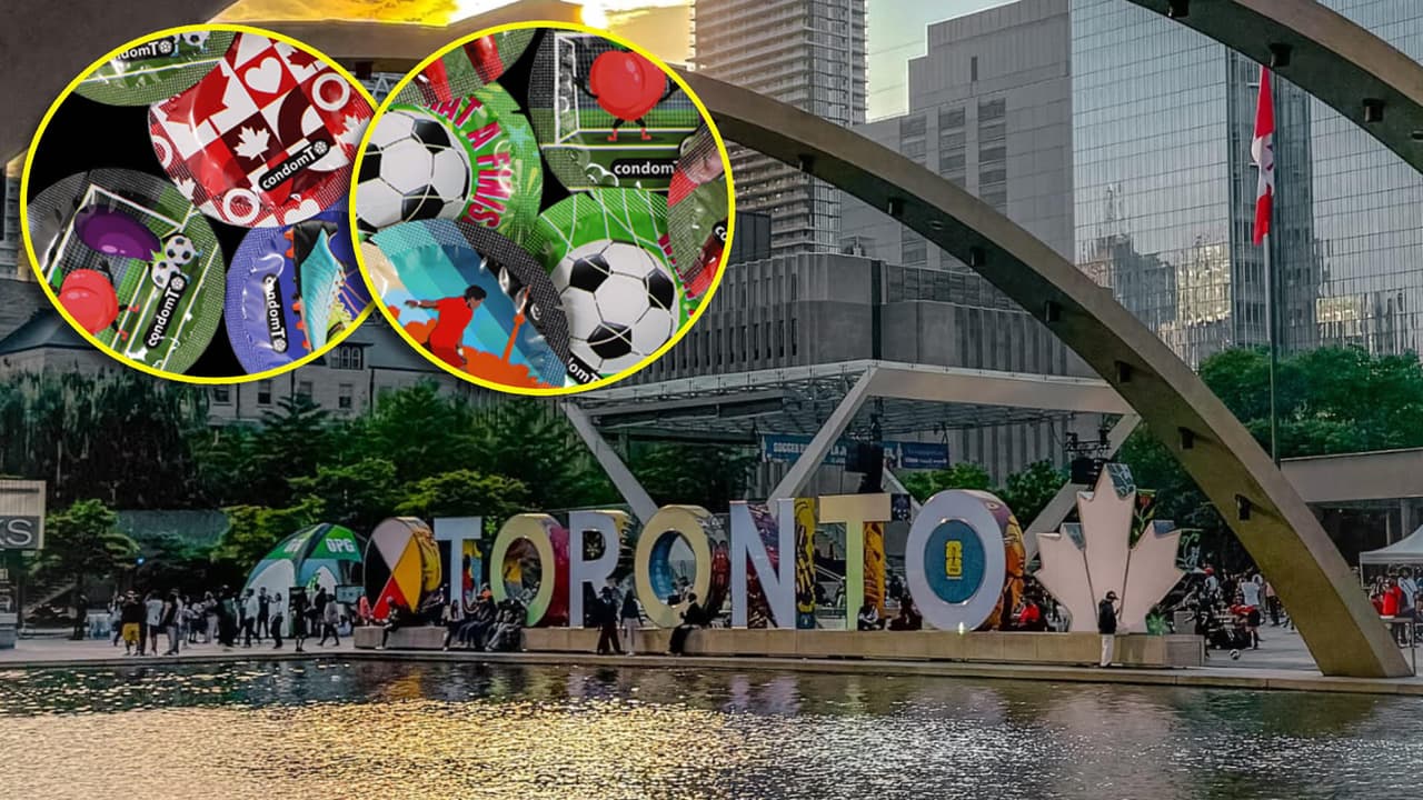 “¡Qué definición!”; Toronto repartirá condones del Mundial 2026